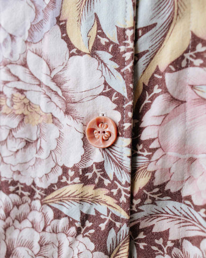 Blomstret sæt i vintage tekstil