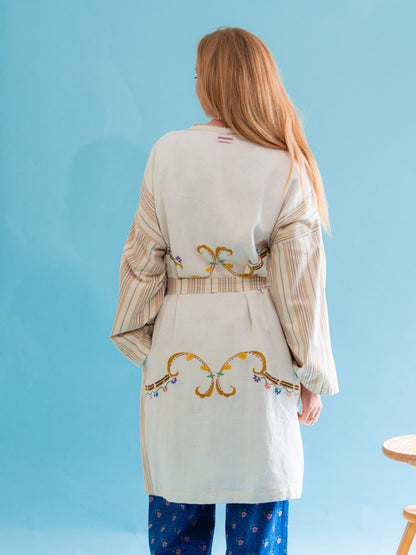 Kimono i vintagetekstil